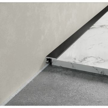 Микроплинтус Laconistiq (Лаконистик) Micro 11 mini Черный анодированный 2000х11х5 мм