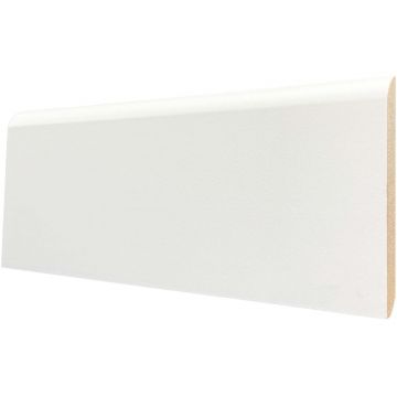 Плинтус МДФ Teckwood (Теквуд) Титан Белый Прямой ПВХ-пленка 100х10х2150 мм