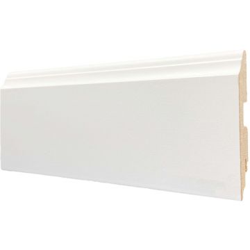 Плинтус МДФ Teckwood (Теквуд) Титан Белый Вектор ПВХ-пленка 100х16х2150 мм