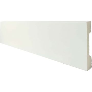 Напольный плинтус Teckwood (Теквуд) под окраску белый ДП1 60х15х2000 мм