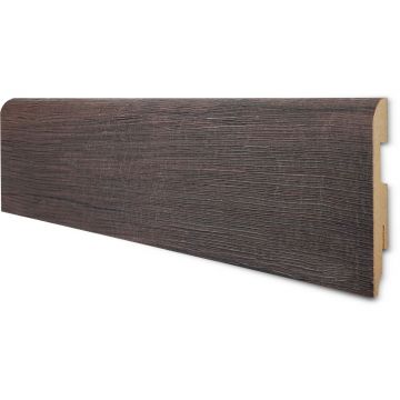 Плинтус МДФ Teckwood (Теквуд) (Теквуд) Цветной Венге Комби (Wenge Combi) 75х16х2150 мм