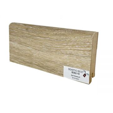 Плинтус напольный МДФ DeArtio (Да Артио) Премиум Древесный Дуб бежевый В302-10 2050х80х16 мм