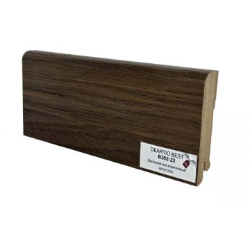 Плинтус напольный МДФ DeArtio (Да Артио) Премиум Древесный Волжский вяз коричневый В302-23 2050х80х16 мм