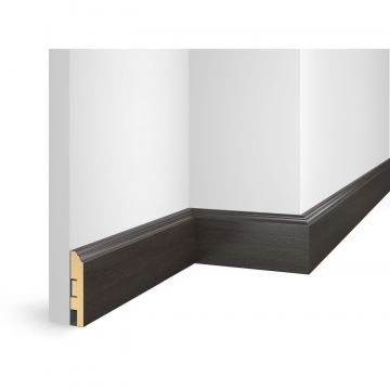 Плинтус Cosca Decor (Коска) МДФ ЕP02 NanoFlex, Дуб Бархатный 60x16x2400 мм