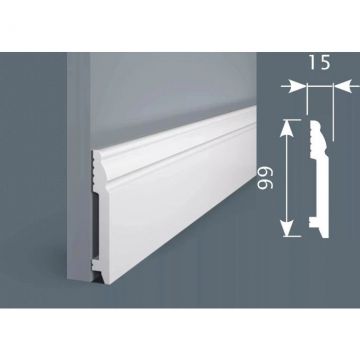 Плинтус экополимер Cosca Decor (Коска) PX027 99х15х2000 мм (MK-00004761)