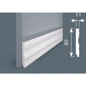 Плинтус экополимер Cosca Decor (Коска) PX015 80х11х2000 мм (MK-00004754)
