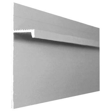 Плинтус напольный Евротрим (Eurotrim) теневой алюминиевый анодированный 15х40 мм 2 м серебристый (5955.01)