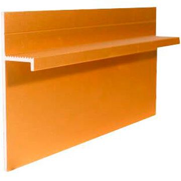 Плинтус напольный Евротрим (Eurotrim) теневой алюминиевый анодированный 15х40 мм 2 м золото (5955)