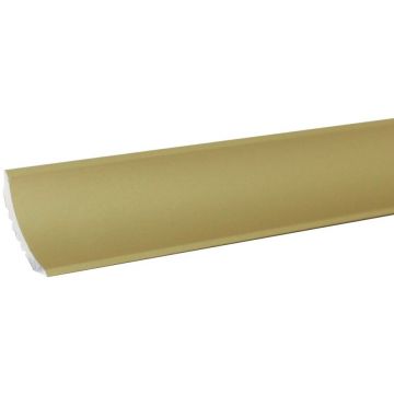 Плинтус напольный Евротрим (Eurotrim) мини ewa алюминиевый анодированный 15х15 мм 3 м золото (7956)