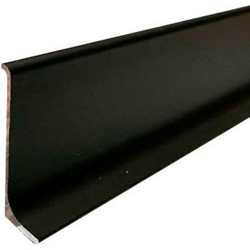 Плинтус напольный Евротрим (Eurotrim) L-60 алюминиевый анодированный 10х60 мм 2.95 м черный (2157.05)