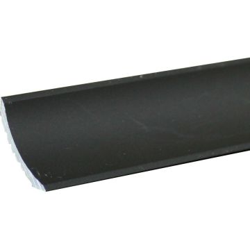 Плинтус напольный Евротрим (Eurotrim) мини ewa алюминиевый анодированный 15х15 мм 3 м черный (7956.05)