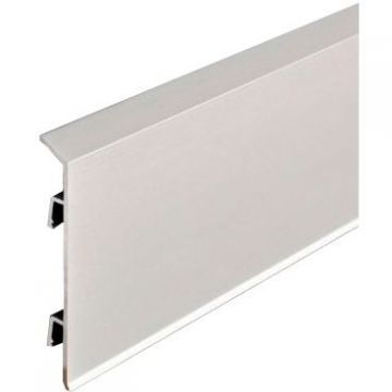 Плинтус напольный Евротрим (Eurotrim) F-70 алюминиевый анодированный 10х70 мм 2.95 м серебристый (2158.01)