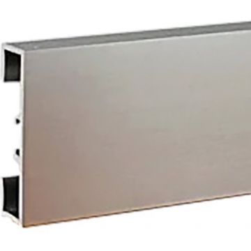 Плинтус напольный Евротрим (Eurotrim) C-60 алюминиевый покраска по палитре RAL 10х60 мм 2.95 м под покраску (4037.)