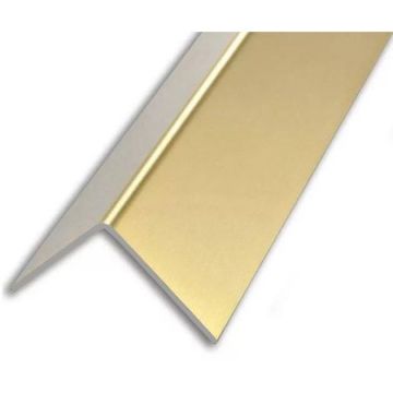 Угол защитный Евротрим (Eurotrim) алюминиевый анодированный 15х15 мм 2.95 м золото (321)
