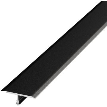 Профиль Евротрим (Eurotrim) Т-14 алюминиевый анодированный 14х10 мм 3 м черный (7336.05)