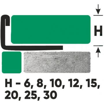 Профиль Kepler profiles (Кеплер Профайлс) сталь 430 TiN 30х12 мм 2.7 м серебристый (LT 12)