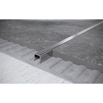 Профиль Kepler profiles (Кеплер Профайлс) сталь 304 12х12 мм 2.7 м серебристый (B 12)