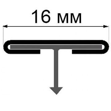 Профиль Kepler profiles (Кеплер Профайлс) сталь 304 16х9 мм 2.7 м серебристый (TT 16)