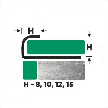 Угол внешний Kepler profiles (Кеплер Профайлс) сталь 430 30х15 мм 2.7 м серебристый (ET 15)