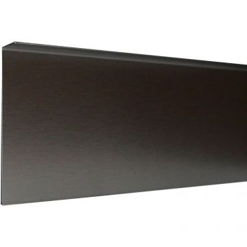 Плинтус напольный Kepler profiles (Кеплер Профайлс) сталь 430 10х40 мм 2.5 м серебристый (ZB 40)