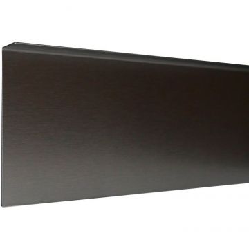 Плинтус напольный Kepler profiles (Кеплер Профайлс) сталь 430 10х100 мм 2.5 м серебристый (ZB 100)