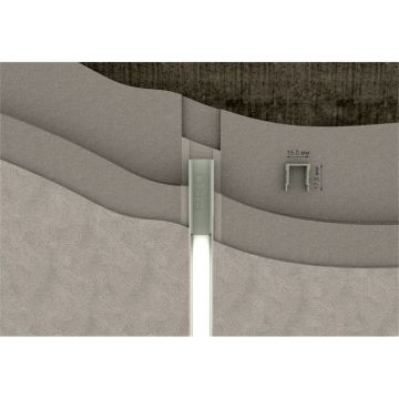 Профиль стеновой декоративный Pro Design (Про Дизайн) 536 2700 мм, под панели Не анодированный, 536