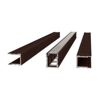 Профиль стеновой декоративный Pro Design (Про Дизайн) 536 2700 мм, под панели RAL 8017 Коричневый муар, 536C
