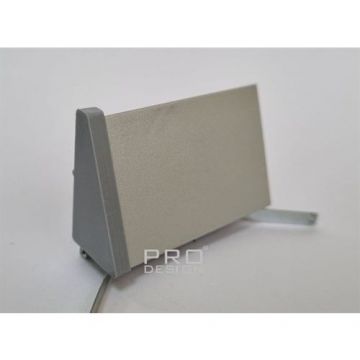 Комплект заглушек для плинтуса 570 Pro Design (Про Дизайн) серый RAL 7047, 570ZA
