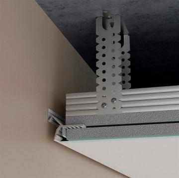 Профиль потолочный теневой Pro Design (Про Дизайн) Gipps 594 2700 мм, Белый, 594W