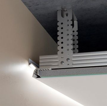 Профиль потолочный теневой Pro Design (Про Дизайн) Gipps 594 2700 мм, Белый, 594W