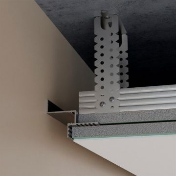 Профиль потолочный парящий Pro Design (Про Дизайн) Gipps 602 2700 мм, Черный, 602B