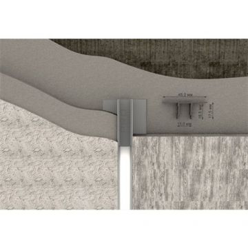 Профиль стеновой декоративный Pro Design (Про Дизайн) 534 2700 мм, под панели RAL 9016 Белый муар, 534W