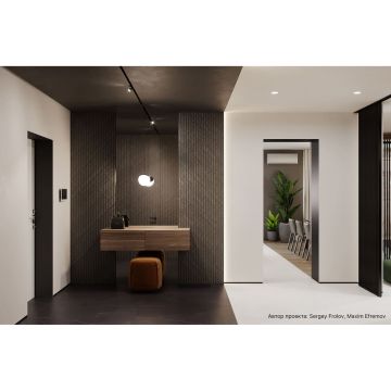 Универсальный теневой профиль Decaro (Декаро) D004 15х41х2000 мм Теневой зазор регулируемый до 15 или 25 мм Под покраску