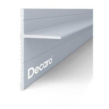 Универсальный теневой профиль Decaro (Декаро) D004.1 15х31х2000 мм Теневой зазор регулируемый до 10 или 20 мм Под покраску