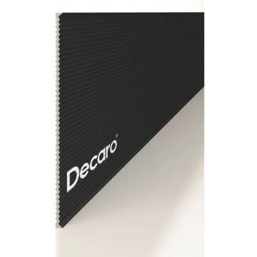 Универсальный теневой профиль Decaro (Декаро) F1A Black 1х65х2000 мм Теневой зазор регулируемый от 0 до 55 мм Анодированный черный