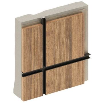 Разделительный профиль Decaro (Декаро) D008А Black 10х10х3000 мм видимый шов: 7 или 10 мм Анодированный черный