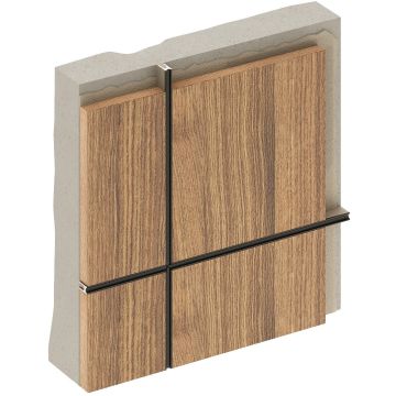 Разделительный профиль Decaro (Декаро) D009A Black 5х10х3000 мм видимый шов: 2,5 или 5 мм Анодированный черный