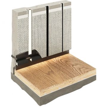 Разделительный профиль Decaro (Декаро) D009A Black 5х10х3000 мм видимый шов: 2,5 или 5 мм Анодированный черный