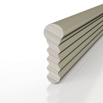 Разделительный профиль Decaro (Декаро) D009.2A Bronze 3х7х3000 мм видимый шов: 3 мм Анодированный бронзовый