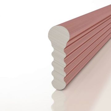 Разделительный профиль Decaro (Декаро) D009.2A Copper 3х7х3000 мм видимый шов: 3 мм Анодированный медный