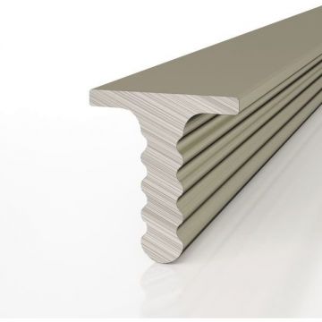 Разделительный профиль Decaro (Декаро) D009.3A Bronze 7х7х3000 мм видимый шов: 3 мм Анодированный бронзовый