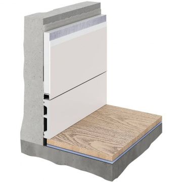 Плинтус Decaro (Декаро) PL80 13х80х2000 мм Белый Под покраску