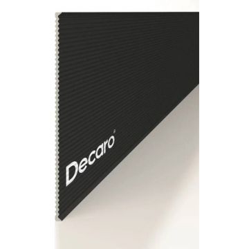 Универсальный теневой профиль Decaro (Декаро) D002.2 F1A Black 1х65х2000 мм Теневой зазор регулируемый от 0 до 35 мм Анодированный черный