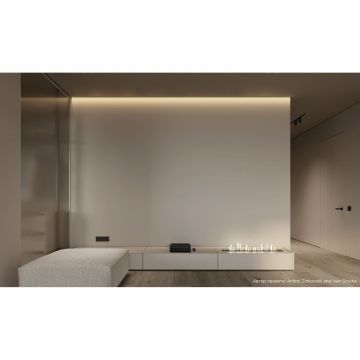 Универсальный теневой профиль Decaro (Декаро) D002.2 F1A Black 1х65х2000 мм Теневой зазор регулируемый от 0 до 35 мм Анодированный черный