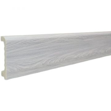 Плинтус напольный Real-Baget (Реал-Багет) гладкий 2400х80х15 мм, P2-137