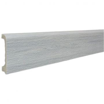 Плинтус напольный Real-Baget (Реал-Багет) с тиснением 2400х80х15 мм, P2-137-N