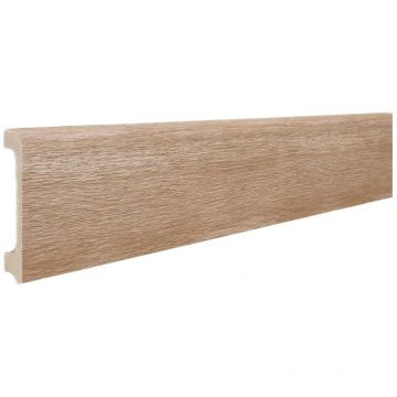 Плинтус напольный Real-Baget (Реал-Багет) с тиснением 2400х80х15 мм, P2-21-N