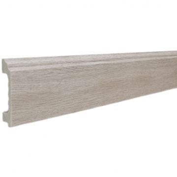 Плинтус напольный Real-Baget (Реал-Багет) гладкий 2400х80х16 мм, P3-101