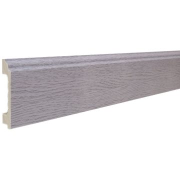 Плинтус напольный Real-Baget (Реал-Багет) гладкий 2400х80х16 мм, P3-114