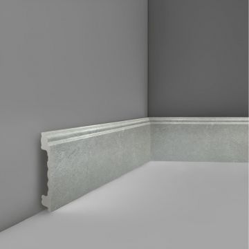 Плинтус напольный Real-Baget (Реал-Багет) гладкий 2400х80х16 мм, P3-131